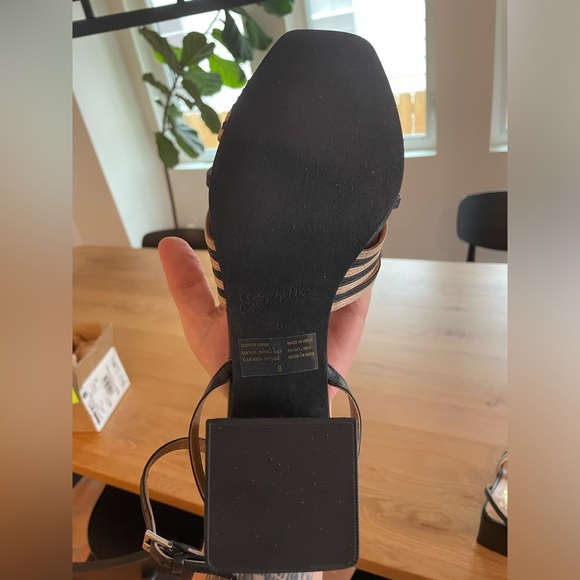 Seychelles Tender Sandals - Beige/Cream and Black - NWOT - Picture 6 of 8